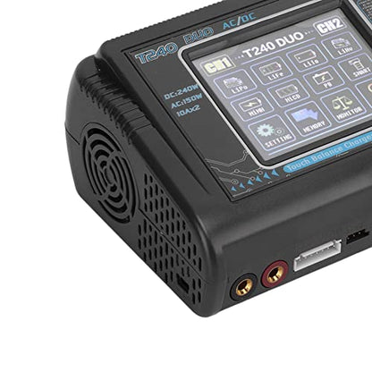 Balance Charger Intelligent Remote Control Dual Channel Charging Equipment for Model Airplane with