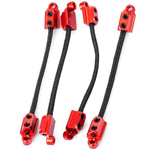 SWX Shock Straps for Losi Mini LMT 1/18 Red | Shock Straps, Suspension Limit, Losi Mini LMT, 1/18 Scale, Red