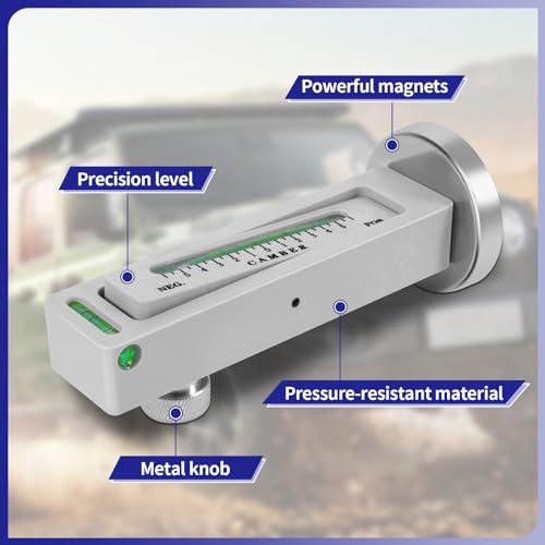 Ziopetru 1 Pack Magnetic Camber Gauge, Wheel Alignment Tool for Automotive | PC plastic body, magnetic base. -5 to 5 deg range. Measures caster/camber. Lightweight for DIY home use. - size: 1 PACK