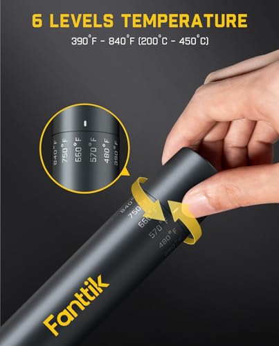 Fanttik T1 Max Soldering Iron Kit, Cordless Soldering Iron | 7s Fast Heating(390°F-840℉), Auto Sleep, 4 Pcs Soldering Tips(C210), 360° Swivel Stand, Soldering Iron for Precision Repair