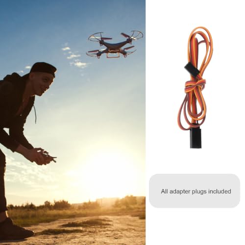 MERRYHAPY 10pcs 1m Servo Extension Lead Wire Cables for Futaba Sturdy Hard Plastic and Copper Wire Compatible Receiver Connection and Rc Car for Remote Control