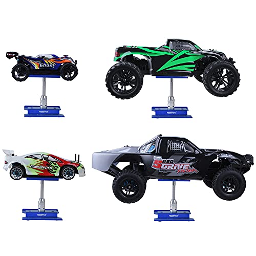 Hobbypark Aluminum Alloy RC Car Work Stand Repair Workstation 360 Degree Rotation Lift Or Lower For 1/8 1/10 1/12 Scale Cars Trucks Buggies