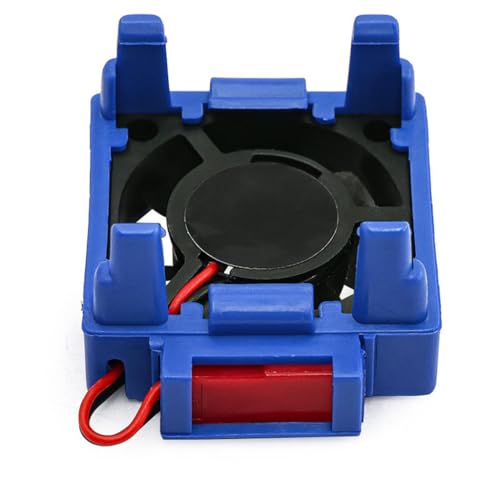 Plastic RC ESC Cooling Fan #3340 RC Spare Parts for TRAXXAS VXL-3S Slash/Rally/Bandit/Stampede RC Car (Blue) - color: Blue