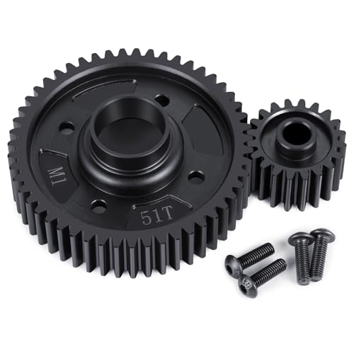50T Output and 20T Input Diff Gear for 1/5 X-MAXX 6S 8S | M1 Diffrential Gears Set 1/6 XRT 8S 77086-4 RC Truck Car Upgrade
