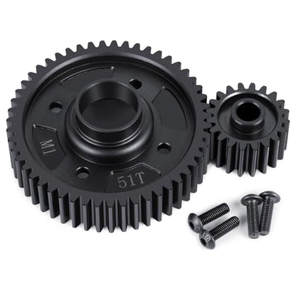 50T Output and 20T Input Diff Gear for 1/5 X-MAXX 6S 8S | M1 Diffrential Gears Set 1/6 XRT 8S 77086-4 RC Truck Car Upgrade