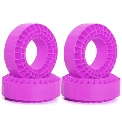 1.9 RC Silicone Rubber Insert Foam Soft Waterproof 108x42mm Fit 118-122mm 1/10 Crawler Wheels Tires for 1:10 Crawler Car Traxxas TRX4 Axial SCX10 Capra RXB10 RC4WD D90 TF2 Gen8 4PCS (Blue) | Fit 118-122mm 1/10 Crawler Wheels Tires - color: Blue