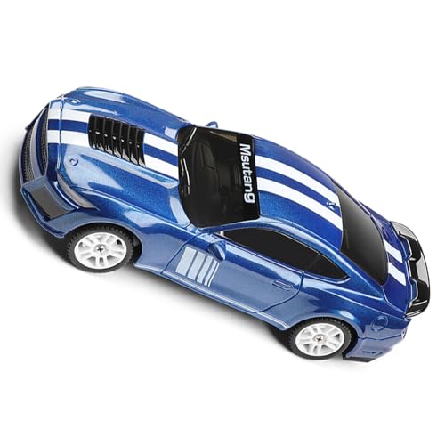 GoolRC WLtoys K4308 RC Drift Car, 1:43 Scale Remote Control Car, 4WD Full Proportional Mini RC Cars with Gyroscope, LED Lights, High Speed Racing Vehicle for Adults (Blue) - color: Blue