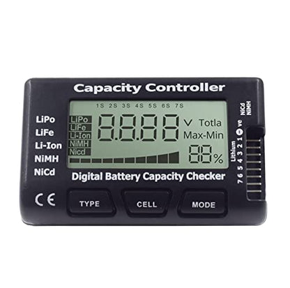 Goldby RC Cellmeter 7 Digital Battery Capacity Checker Controller Tester Voltage Tester Checker for LiPo Life Li-ion NiMH Nicd Battery