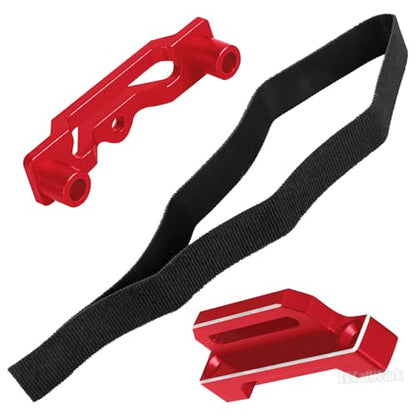 RC Alloy Battery Plate Upgrades Part for 1/10 Slash BL-2s/Drag Slash chev rolet C10/F0rd Mustang,BRCatWPark Battery Mount Plate Tray Battery Holder Mount Battery Hold-Down,(Replace #5827),Red - color: Red - (Upgrades)