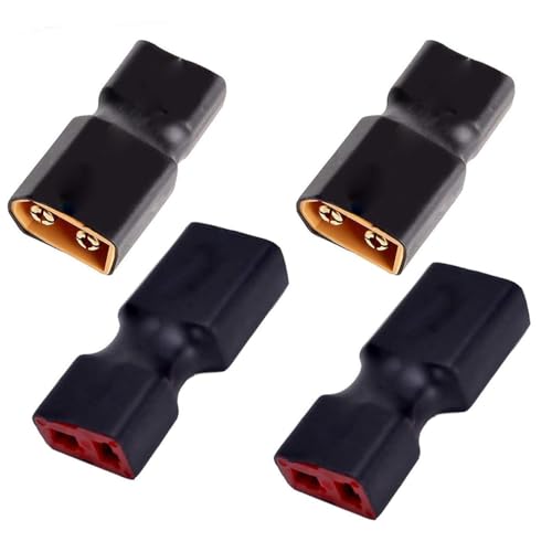 4PCS ShareGoo XT60 Male to T Plug Female Connector Adapter RC Car Boat Drone LiPo NiMH Battery ESC Connector Adapters
