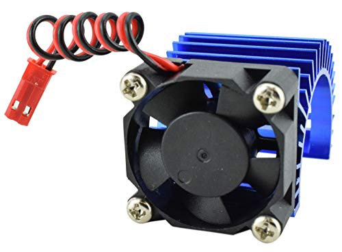 Aluminum Heat Sink W/ 30mm Fan - 540/550 Size Motors - Compatible with RC Vehicles