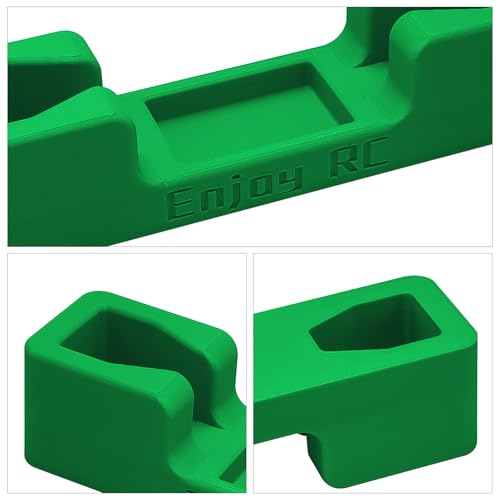 RC Car Stand RC Stand Simulation and Static Display RC Work Stand for 1/18 1/24 TRX4M SCX24 FCX18 FCX24 Remote Control Car (Green & Red) - color: Green & Red