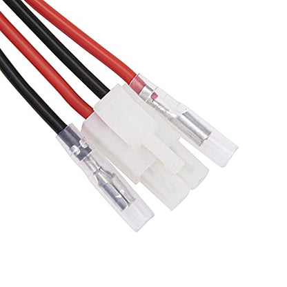 60A ESC RC Car Brushed ESC Electric Speed Controller 6V/2A Compatible with Traxxas TRX-4 TRX-6 D90 HSP Tamiya Redcat Axial SCX10 HPI 1/10 RC Truck Car Crawler (Tamiya-Style Plug)