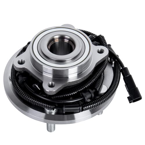 512360 Rear Wheel Bearing Hub Assembly ABS 5 Lugs 1 Pack | Fits 2008-2012 Dodge Grand Caravan, Rear Automotive Replacement Wheel Hub Bearing Assembly with ABS Sensor - size: 512360/1PC