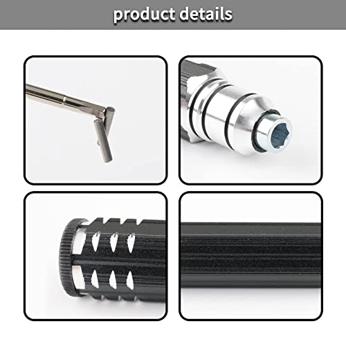 4 In 1 Hex Screwdriver Kit & Mini 4-Way Cross Wrench, Hard Steel 1.5mm 2.0mm 2.5mm 3.0mm Allen Screw Driver Bits for RC Car Quadcopter Helicopter Airplane Boat Repair Tools Sets