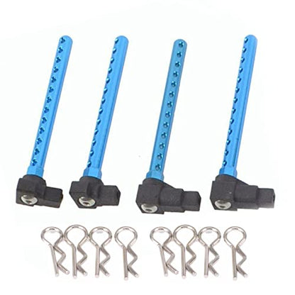 4X Upgrade Aluminum Alloy Body Posts Mount DIY Kit for Tamiya TT01 1/10 RC Car