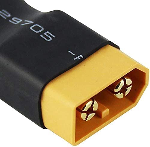 2 Pairs XT60 to EC5 Adapter RC Male Female Connector Plug for RC Lipo Battery - size: 2Pairs XT60 to EC5