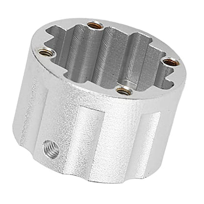 RC Car Differential Case Aluminum Alloy Differential Housing Replacement Kit for 8 Remote Control Vehicles Enhanced Durability Reduced Design Easy Installation (Silver) - color: Silver