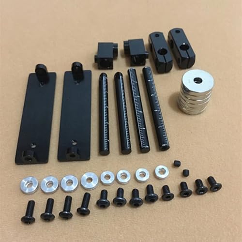 RC Car Accessories Compatible with Tamiya for TT01 for TT02 for HPI for Sakura 1/10 RC for Racing for Touring Car Parts 2X Magnet Body Shell Mount Kit