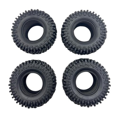 2.2 Crawler Tires with Foam Inserts for TRX4 Axial SCX10 III/II Wraith Redcat Gen 8 Vanquish VS4-10/H10/F10 RC4WD HPI 1/10 RC Rock Crawlers Trail Trucks RC Climbing Tyres, Soft & High Traction - size: 2.2 rc crawler tires