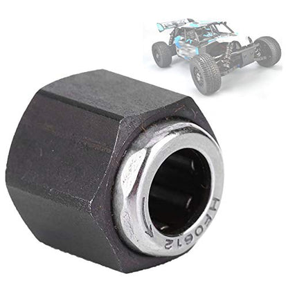 Jovenn Hex Nut One Way Bearing, 1/10 Engine Bearing, 6mm Hex Nut Outdoor for Vertex VX SH RC Car 16 18 21 1/8 1/10 Nitro Engine(T10045 12MM)