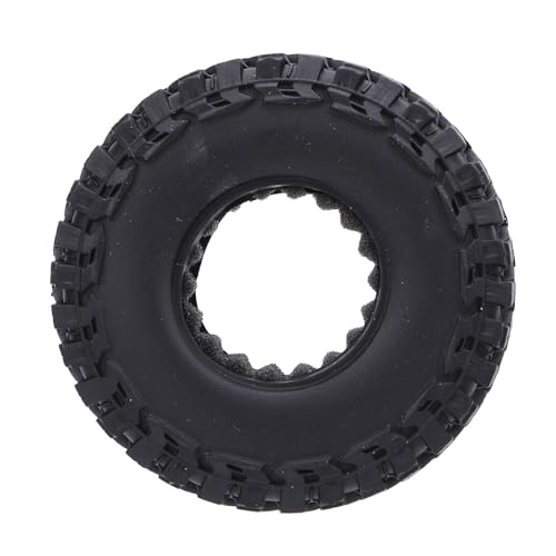 RC Crawler Car Rubber Tires Premium Quality Soft Tadpole Pattern 1.0in 55x19mm with Sponge Inner for Axial SCX24 FMS FCX24 AX24 1/24 1/18 Scale Off Road Climbing Replacement Parts
