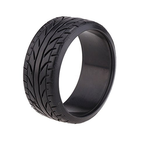 Goolsky 4Pcs/Set 1/10 Grain Drift Car Tires Plastic Hard Tyre for Traxxas HSP Tamiya HPI Kyosho RC Car Part