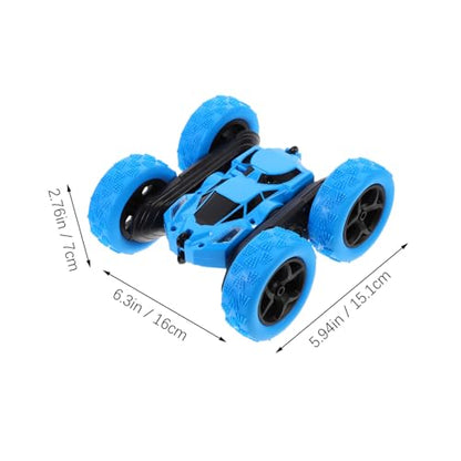 Double-Sided Drive Car Rotating Flips Creative Car for Trick Maneuvers Fast Speed Birthday in Sky Blue