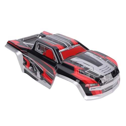SUNGOOYUE 1/16 Body Shell Rc Car Body Shell, Replacement for Scy16101 Scy16102 1:16 Off Road Trucks, with Graffiti Decals and Mounting Pins (Red) - color: Red
