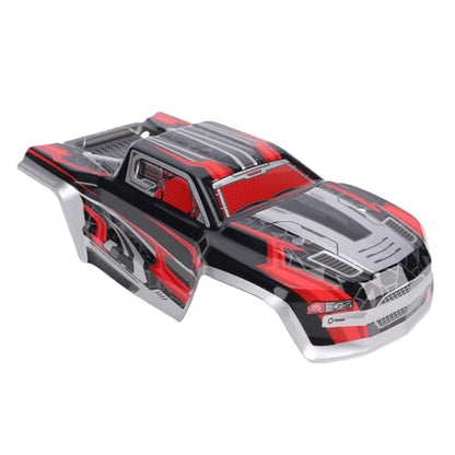 SUNGOOYUE 1/16 Body Shell Rc Car Body Shell, Replacement for Scy16101 Scy16102 1:16 Off Road Trucks, with Graffiti Decals and Mounting Pins (Red) - color: Red