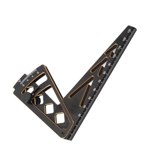 RC Car Inclined Ruler, Multifunctional Ride Height Gauge Camber Gauge Multi Angle Measuring Tool with Aluminum Alloy Construction, for Home Game and Daily Use