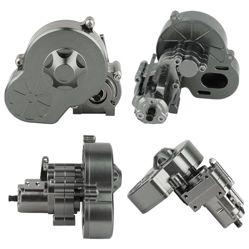 Metal Complete Transmission Cutoff Gearbox with Dig Gear for 1:10 Axial SCX10 AX10 Wraith RC Crawler Car Upgrade Part