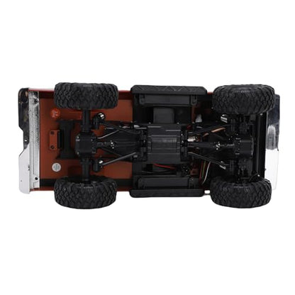1/16 RC Truck, 2.4G Remote Control Off Road Crawler Toy with System and Shock Absorption, for Boys Kids Adults Birthday (Brown)