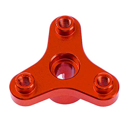 Aluminum Alloy Slipper Clutch Eliminator Compatible with Traxxas Stampede Slash Bandit Rustler VXL XL5 2WD 1/10 RC Car (Red) - color: Red