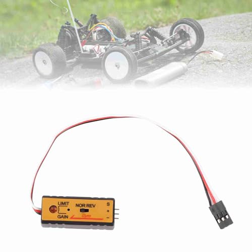 Mini Stability Control Gyro with Single Stage Gain Sensitivity Adjustment 4-6V, RC Gyro Controller Module, for RC Cars and Boats