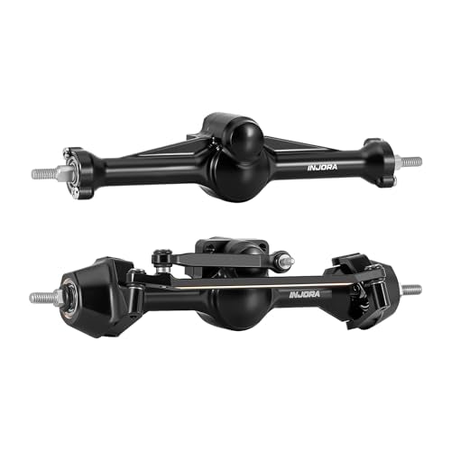 INJORA +3mm Planet Axles with Brass Steering Knuckles for Axial SCX30