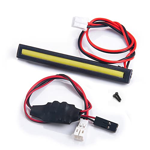 1/24th RC Car Light Bar LED Roof Lamp White Color Upgrades for Axial SCX24 Deadbolt AXI90081 RC Crawler Car Accessories Parts