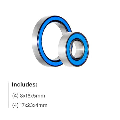 for Traxxas Maxx 4s (Original) with Steel CV Axle Upgrade Only | Wheel Hub Bearings Kit