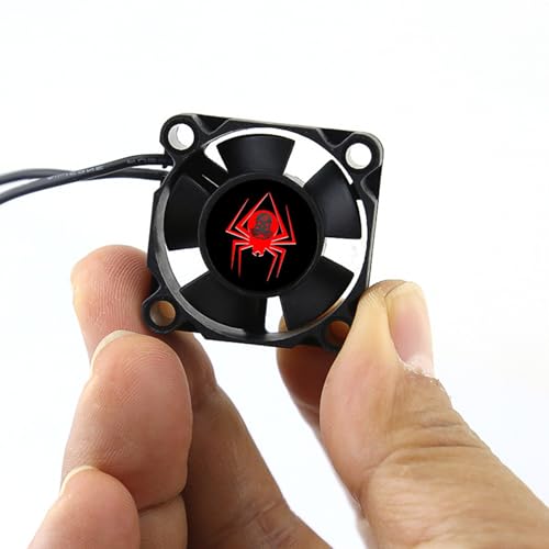 RC Car Motor Cooling Fan 25mm 30mm 35mm 40mm 50mm High Speed Heatsink 28000RPM ESC Fans for 1/8 1/10 1/12 1/16 Scale Truck Off Road Crawler Car 540 550 Brushless OR Brushed Motors (35MM) - size: 35MM