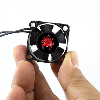 RC Car Motor Cooling Fan 25mm 30mm 35mm 40mm 50mm High Speed Heatsink 28000RPM ESC Fans for 1/8 1/10 1/12 1/16 Scale Truck Off Road Crawler Car 540 550 Brushless OR Brushed Motors (35MM) - size: 35MM
