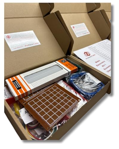Make: Electronics 3rd Ed Kit 1 Economy - Beginner, Intermediate, & Advanced (Teen - Adult) Component Pack for The Experiments in Make: Electronics 3rd Ed by Charles Platt - Covers Sections 1-3 - style: Kit 1 (Ch. 1-3) Economy
