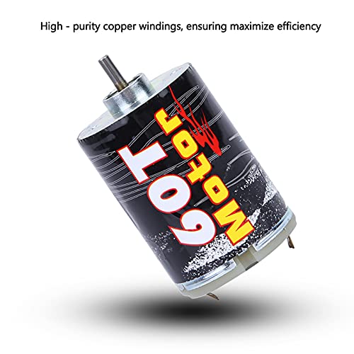 540 Brushed Motor Spare Part Accessory for 1/10 RC Car Boat Model, High - Purity Copper Windings with Super Large Bearing, Precisely Balanced Rotor for Stable Performance (M540-60T) - size: M540-60T