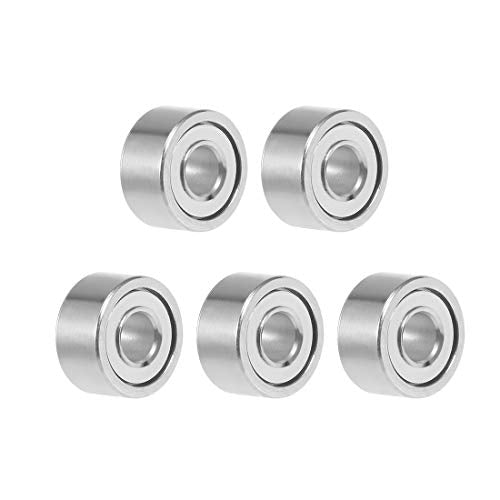 uxcell 681XZZ Deep Groove Ball Bearing 1.5x4x2mm Double Shielded Chrome Steel Bearings 5-Pack - size: 1.5mmx4mmx2mm