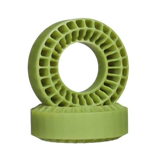 Silicone Rubber Tires Foam Inserts for 1/18 1/24 RC Crawler Fit for 1.0 inch 59-62mm*24mm Wheel Tires (4pcs Green) - color: 4pcs Green