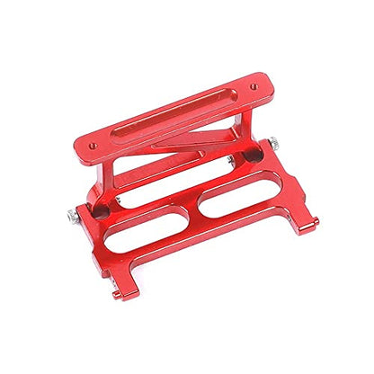 Aluminum Rear Body Shell Mount Parts for Axial SCX24 C10 1/24 RC Crawler Upgrades (Red) - color: Red