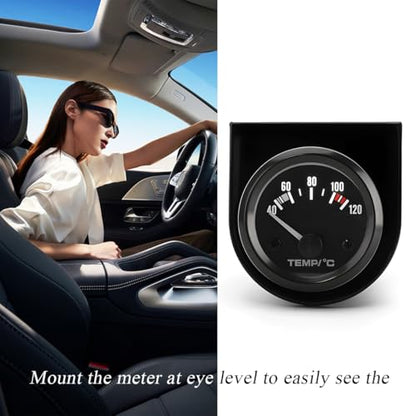 povtii Single Gauge Mounting Panel, 2.1 Inch Gauge Mounting Panel Bracket Pod with Single Hole, Metal Gauge Pillar Bracket Holder for Most Vehicles' Dashboard, Car Accessories - color: 1 PCS