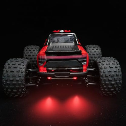 LSG RC LED Headlight Taillightsfor 1/18 RC Arrma Granite Grom Upgrades Part | Front Rear Lights Set