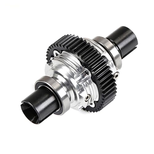 CNC Metal Complete Differential Diff.Gear Set (Silver) | for 1/5 Hpi Rofun Baha King Motor Rovan Baja 5B 5T 5Sc Truck Rc Car Parts - color: Silver