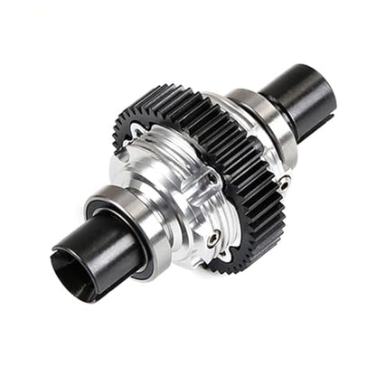 CNC Metal Complete Differential Diff.Gear Set (Silver) | for 1/5 Hpi Rofun Baha King Motor Rovan Baja 5B 5T 5Sc Truck Rc Car Parts - color: Silver