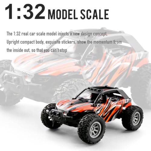 Mini RC Car for Adults, 4WD Off Road Remote Control Truck High Speed 20KMH Rechargeable Battery RTR Gift for Teen Birthday Christmas - color: Green 1